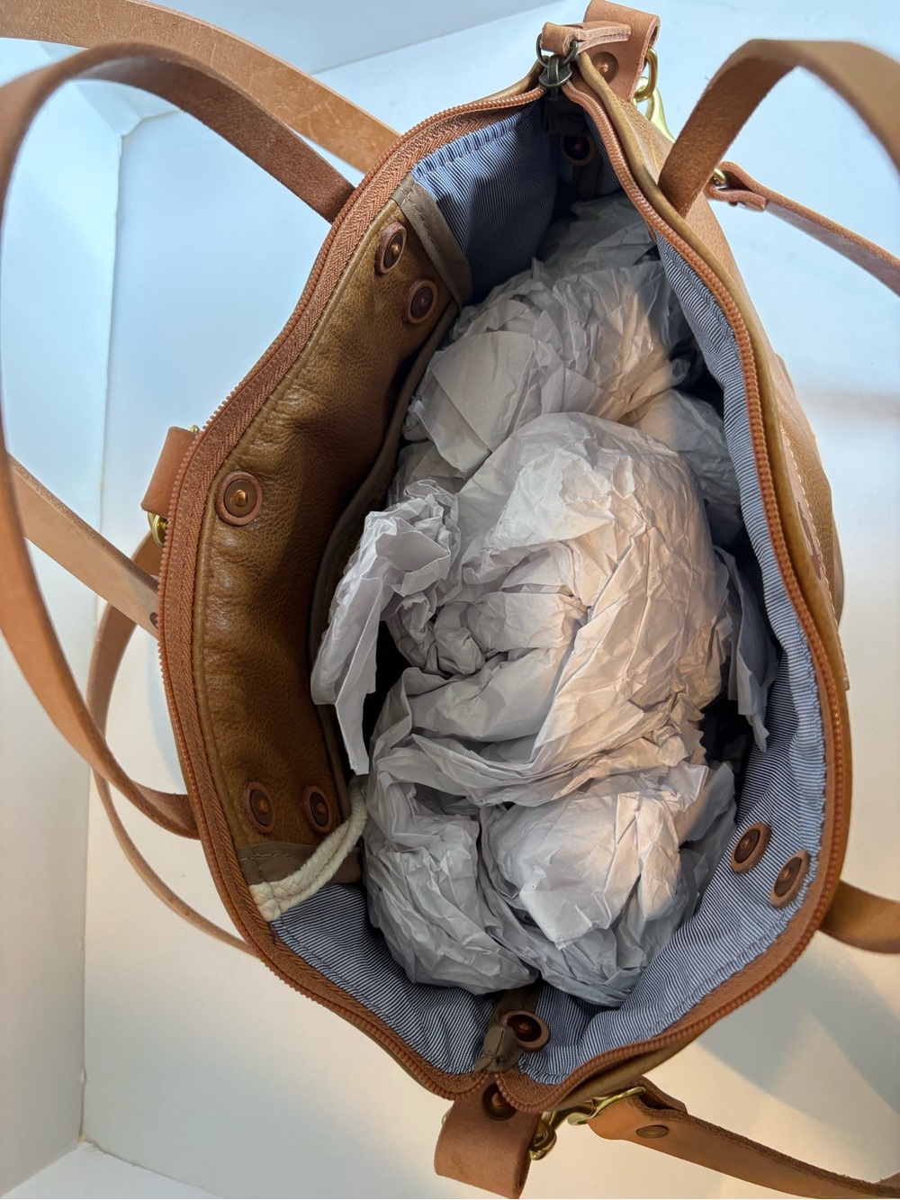 Meanwhile Back On The Farm Convertible Backpack 2.0. Leather Tote Crossbody New - Picture 11 of 11
